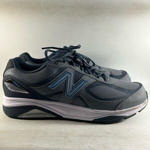 New Balance 1540v3 Mens Shoes Lace Up Sneakers Gray Size 11.5 4E Wide No Insoles